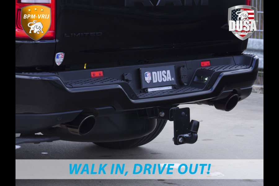 Dodge Ram | 1500 | Limited | Night | 3.0L Twin-Turbo I6 | High Output | BPM-VRIJ | Passenger Display | 14,4 Touch Screen | Harman Kardon | RAMBOX Getoonde accessoires zijn verkrijgbaar tegen meerprijs