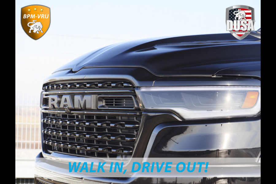 Dodge Ram | 1500 | Limited | Night | 3.0L Twin-Turbo I6 | High Output | BPM-VRIJ | Passenger Display | 14,4 Touch Screen | Harman Kardon | RAMBOX Getoonde accessoires zijn verkrijgbaar tegen meerprijs