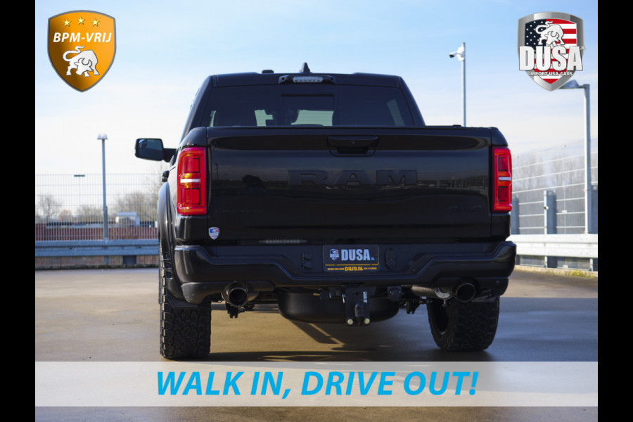 Dodge Ram | 1500 | Limited | Night | 3.0L Twin-Turbo I6 | High Output | BPM-VRIJ | Passenger Display | 14,4 Touch Screen | Harman Kardon | RAMBOX Getoonde accessoires zijn verkrijgbaar tegen meerprijs