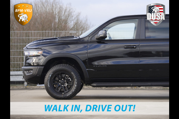 Dodge Ram | 1500 | Rebel | Premium | 4x4 | Crew Cab | 3.0L Twin-turbo I6 | BPM-VRIJ | 14,4 inch Touchscreen | LPG | Harman Kardon | Getoonde accessoires zijn verkrijgbaar tegen meerprijs