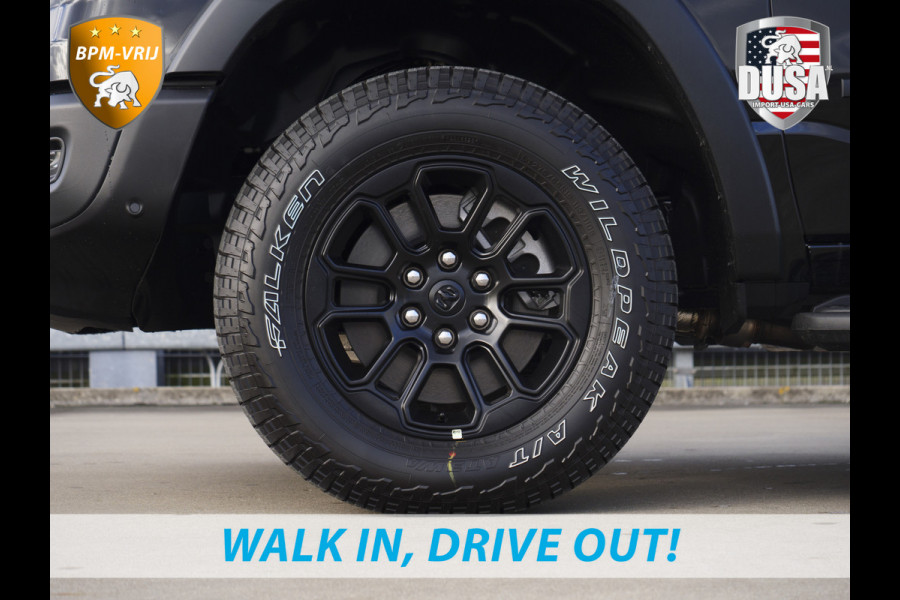 Dodge Ram | 1500 | Rebel | Premium | 4x4 | Crew Cab | 3.0L Twin-turbo I6 | BPM-VRIJ | 14,4 inch Touchscreen | LPG | Harman Kardon | Getoonde accessoires zijn verkrijgbaar tegen meerprijs