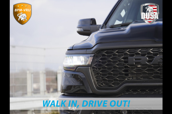 Dodge Ram | 1500 | Rebel | Premium | 4x4 | Crew Cab | 3.0L Twin-turbo I6 | BPM-VRIJ | 14,4 inch Touchscreen | LPG | Harman Kardon | Getoonde accessoires zijn verkrijgbaar tegen meerprijs