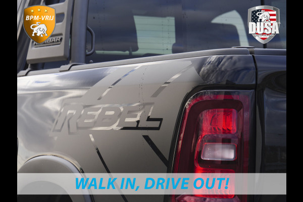 Dodge Ram | 1500 | Rebel | Premium | 4x4 | Crew Cab | 3.0L Twin-turbo I6 | BPM-VRIJ | 14,4 inch Touchscreen | LPG | Harman Kardon | Getoonde accessoires zijn verkrijgbaar tegen meerprijs