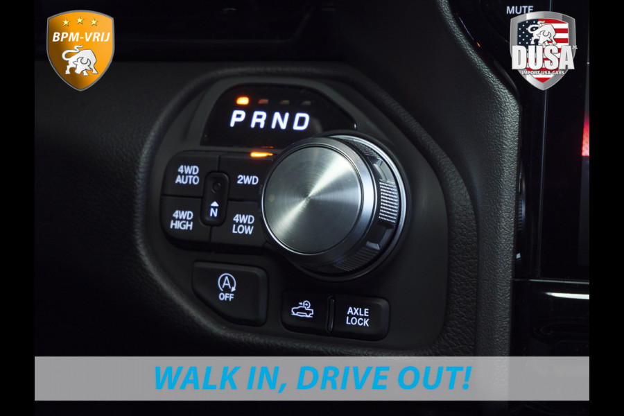 Dodge Ram | 1500 | Rebel | Premium | 4x4 | Crew Cab | 3.0L Twin-turbo I6 | BPM-VRIJ | 14,4 inch Touchscreen | LPG | Harman Kardon | Getoonde accessoires zijn verkrijgbaar tegen meerprijs