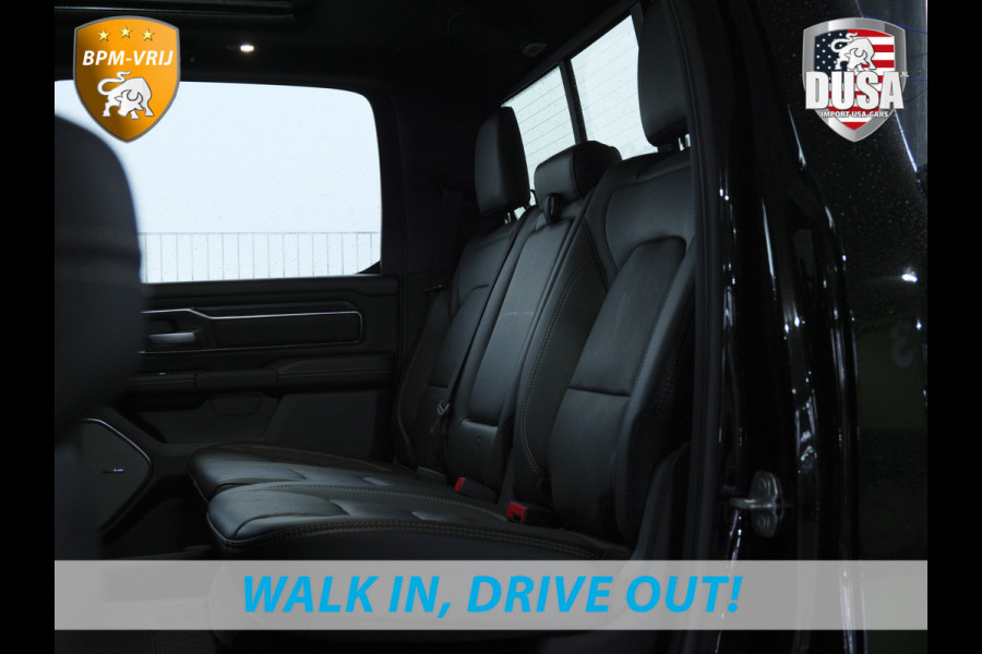 Dodge Ram | 1500 | Rebel | Premium | 4x4 | Crew Cab | 3.0L Twin-turbo I6 | BPM-VRIJ | 14,4 inch Touchscreen | LPG | Harman Kardon | Getoonde accessoires zijn verkrijgbaar tegen meerprijs