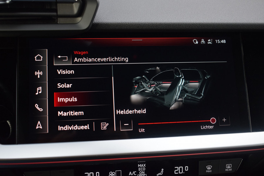 Audi A3 Limousine 35 TFSI 150pk S-tronic S-line | ACC | Carplay | Sfeer | LED | 19" Audi A3 Limousine 35 TFSI 150pk S-tronic S-line | ACC | Carplay | Sfeer | LED | 19"