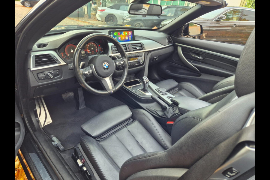 BMW 4 Serie Cabrio 420i M Sport High Executive Cabrio Dig. Dash Apple CarPlay Elek.Stoelen Nbt Evo GR Navi Leder Zwart NAP BMW 4 Serie Cabrio 420i M Sport High Executive Cabrio Dig. Dash Apple CarPlay Elek.Stoelen Nbt Evo GR Navi Leder Zwart NAP