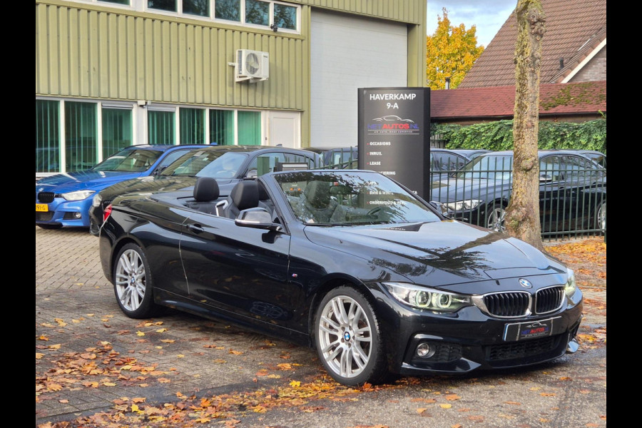 BMW 4 Serie Cabrio 420i M Sport High Executive Cabrio Dig. Dash Apple CarPlay Elek.Stoelen Nbt Evo GR Navi Leder Zwart NAP BMW 4 Serie Cabrio 420i M Sport High Executive Cabrio Dig. Dash Apple CarPlay Elek.Stoelen Nbt Evo GR Navi Leder Zwart NAP