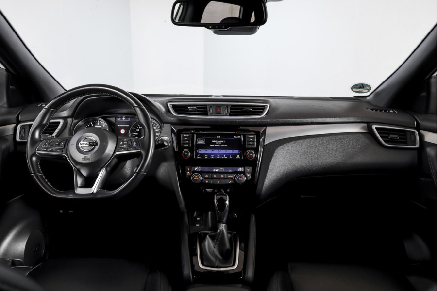 Nissan QASHQAI 1.3 DIG-T Tekna + 160 PK - Automaat | Pano | Adapt. Cruise | Stoel-+Voorruitverw. | Elek. Stoel | PDC | 360 Camera | NAV + App. Connect | ECC | Bose | LM 19" | Trekhaak | Nissan QASHQAI 1.3 DIG-T Tekna + 160 PK - Automaat | Pano | Adapt. Cruise | Stoel-+Voorruitverw. | Elek. Stoel | PDC | 360 Camera | NAV + App. Connect | ECC | Bose | LM 19" | Trekhaak |