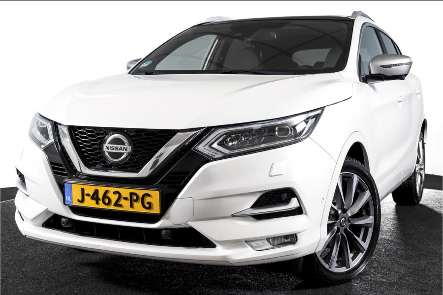 Nissan QASHQAI 1.3 DIG-T Tekna + 160 PK - Automaat | Pano | Adapt. Cruise | Stoel-+Voorruitverw. | Elek. Stoel | PDC | 360 Camera | NAV + App. Connect | ECC | Bose | LM 19" | Trekhaak | Nissan QASHQAI 1.3 DIG-T Tekna + 160 PK - Automaat | Pano | Adapt. Cruise | Stoel-+Voorruitverw. | Elek. Stoel | PDC | 360 Camera | NAV + App. Connect | ECC | Bose | LM 19" | Trekhaak |
