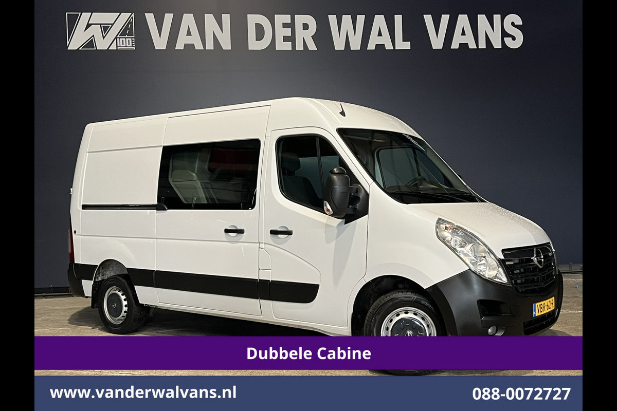 Opel Movano 2.3 CDTI 146pk L2H2 Dubbele Cabine Euro6 Airco | Camera | Navigatie | Cruisecontrol Chauffeursstoel, 2500kg Trekhaak, Parkeersensoren, 5-Zits Opel Movano 2.3 CDTI 146pk L2H2 Dubbele Cabine Euro6 Airco | Camera | Navigatie | Cruisecontrol Chauffeursstoel, 2500kg Trekhaak, Parkeersensoren, 5-Zits