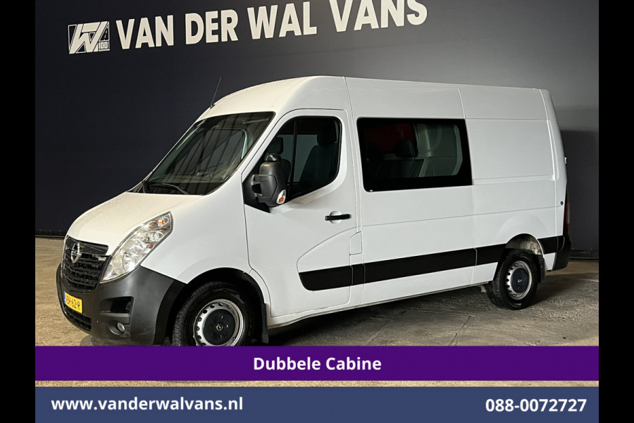 Opel Movano 2.3 CDTI 146pk L2H2 Dubbele Cabine Euro6 Airco | Camera | Navigatie | Cruisecontrol Chauffeursstoel, 2500kg Trekhaak, Parkeersensoren, 5-Zits