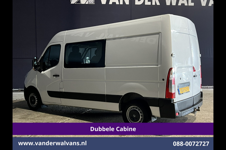 Opel Movano 2.3 CDTI 146pk L2H2 Dubbele Cabine Euro6 Airco | Camera | Navigatie | Cruisecontrol Chauffeursstoel, 2500kg Trekhaak, Parkeersensoren, 5-Zits