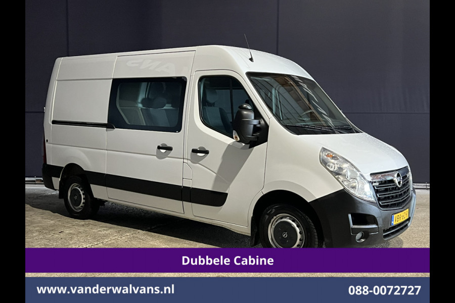 Opel Movano 2.3 CDTI 146pk L2H2 Dubbele Cabine Euro6 Airco | Camera | Navigatie | Cruisecontrol Chauffeursstoel, 2500kg Trekhaak, Parkeersensoren, 5-Zits
