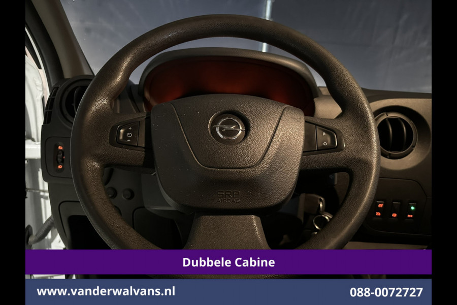 Opel Movano 2.3 CDTI 146pk L2H2 Dubbele Cabine Euro6 Airco | Camera | Navigatie | Cruisecontrol Chauffeursstoel, 2500kg Trekhaak, Parkeersensoren, 5-Zits