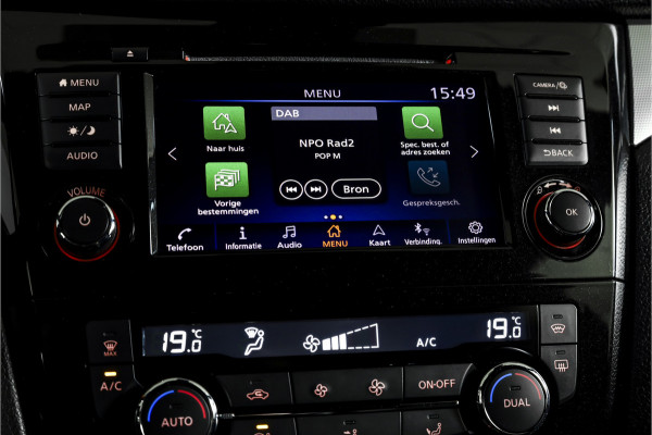 Nissan QASHQAI 1.3 DIG-T Tekna + 140 PK | Pano | Adapt. Cruise | Stoel-+Voorruitverw. | PDC | 360 Camera | NAV + App. Connect | ECC | Bose | LM 19" |