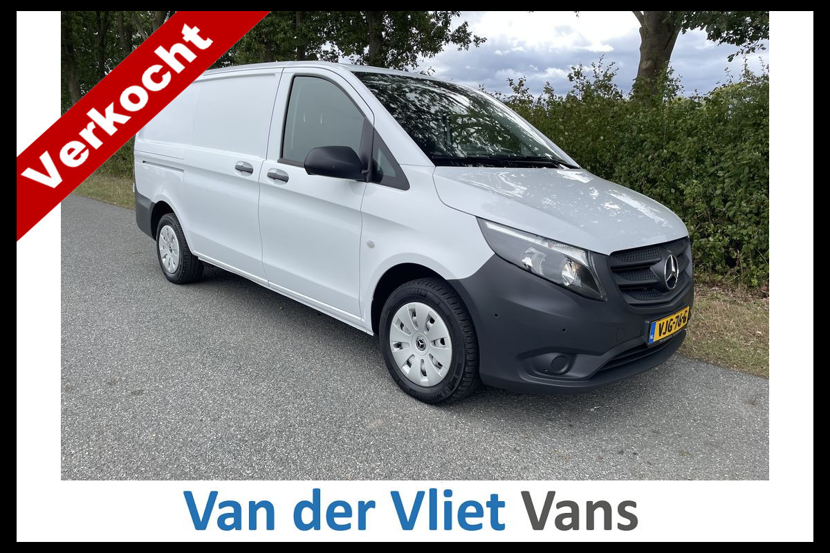 Mercedes-Benz Vito 116 CDI 164pk E6 Lang BPM Vrij! Lease €352 p/m, Airco, Navi+Camera, Trekhaak, PDC V+A, Bedrijfsinrichting, Onderhoudshistorie aanwezig Mercedes-Benz Vito 116 CDI 164pk E6 Lang BPM Vrij! Lease €352 p/m, Airco, Navi+Camera, Trekhaak, PDC V+A, Bedrijfsinrichting, Onderhoudshistorie aanwezig
