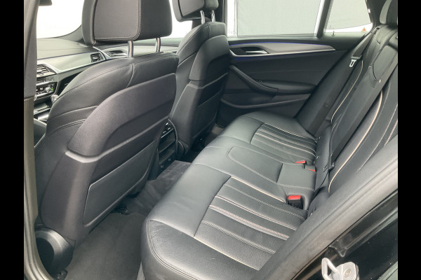 BMW 5 Serie 530D M-sport 6-Cilinder Pano Trekhaak HUD 360cam Standkachel Sfeerverl NL-Auto VOL!