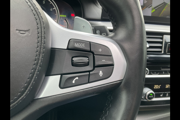 BMW 5 Serie 530D M-sport 6-Cilinder Pano Trekhaak HUD 360cam Standkachel Sfeerverl NL-Auto VOL!
