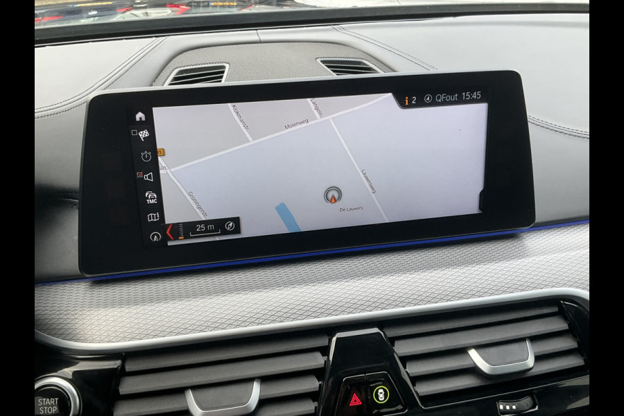 BMW 5 Serie 530D M-sport 6-Cilinder Pano Trekhaak HUD 360cam Standkachel Sfeerverl NL-Auto VOL!