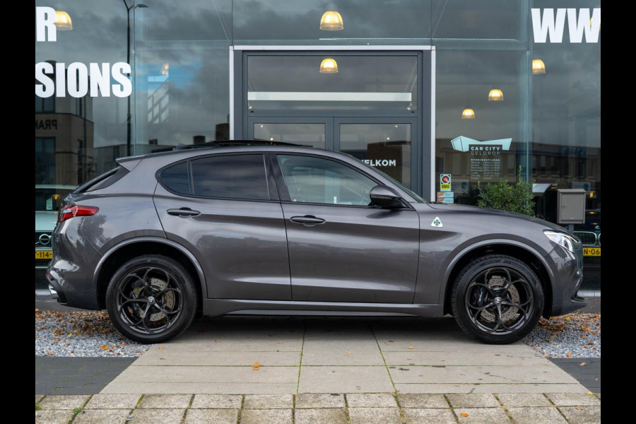 Alfa Romeo Stelvio 2.9 V6 AWD Quadrifoglio 510PK / Pano / Carbon / H&K / Memory