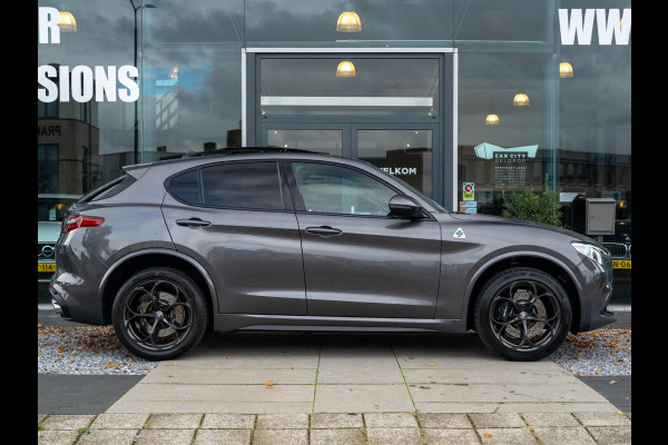 Alfa Romeo Stelvio 2.9 V6 AWD Quadrifoglio 510PK / Pano / Carbon / H&K / Memory