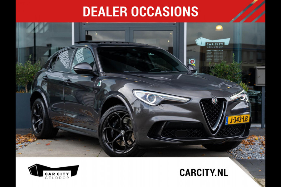 Alfa Romeo Stelvio 2.9 V6 AWD Quadrifoglio 510PK / Pano / Carbon / H&K / Memory