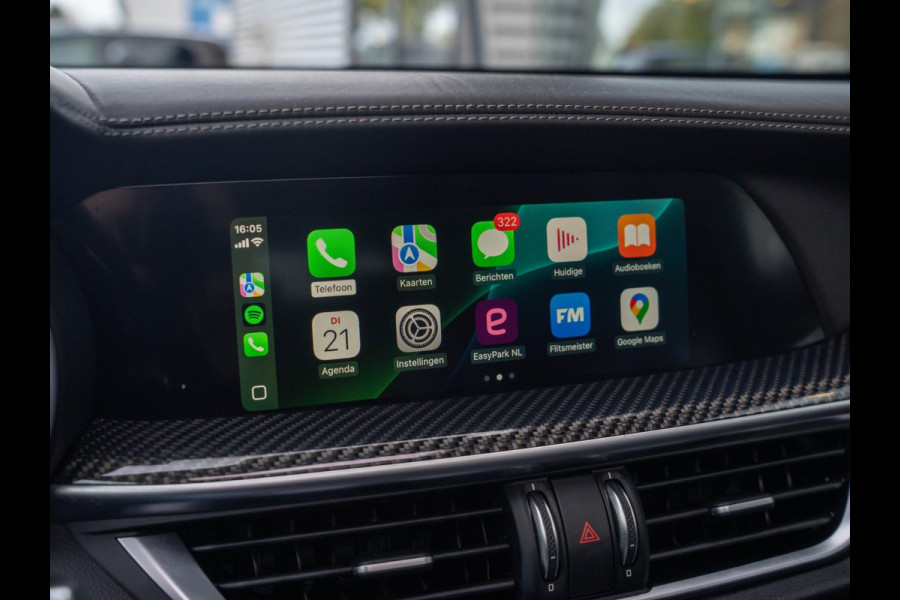 Alfa Romeo Stelvio 2.9 V6 AWD Quadrifoglio 510PK / Pano / Carbon / H&K / Memory