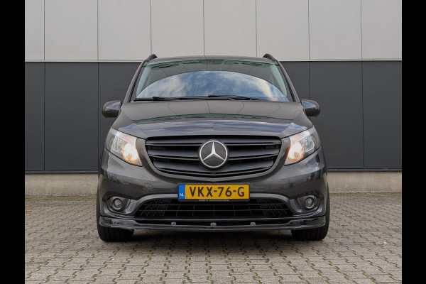 Mercedes-Benz Vito 119CDI AUTOMAAT DUBBELE CABINE 2X SCHUIFDEUR LANG LEDER PDC CRUISE CLIMATE CONTROL STOELVERWARMING