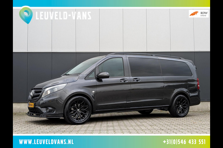 Mercedes-Benz Vito 119CDI AUTOMAAT DUBBELE CABINE 2X SCHUIFDEUR LANG LEDER PDC CRUISE CLIMATE CONTROL STOELVERWARMING