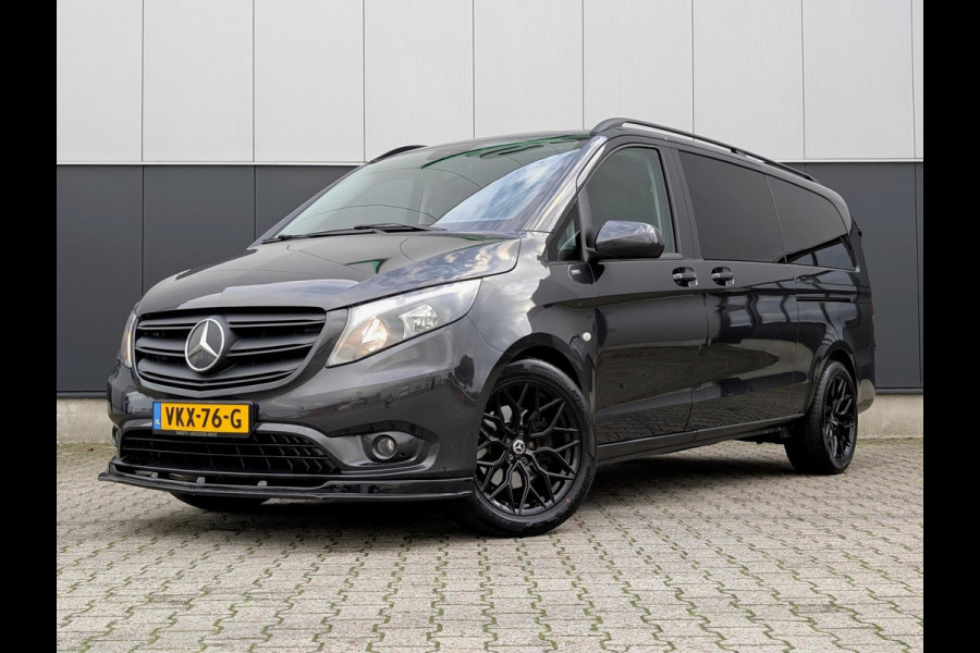 Mercedes-Benz Vito 119CDI AUTOMAAT DUBBELE CABINE 2X SCHUIFDEUR LANG LEDER PDC CRUISE CLIMATE CONTROL STOELVERWARMING