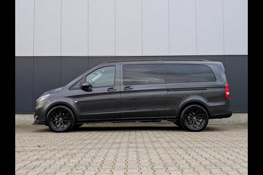 Mercedes-Benz Vito 119CDI AUTOMAAT DUBBELE CABINE 2X SCHUIFDEUR LANG LEDER PDC CRUISE CLIMATE CONTROL STOELVERWARMING