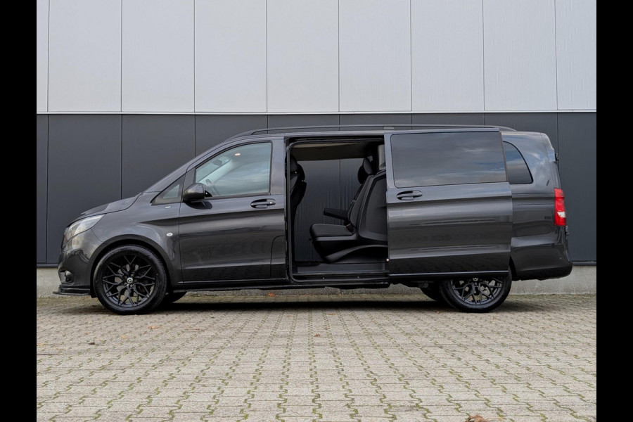 Mercedes-Benz Vito 119CDI AUTOMAAT DUBBELE CABINE 2X SCHUIFDEUR LANG LEDER PDC CRUISE CLIMATE CONTROL STOELVERWARMING