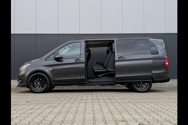 Mercedes-Benz Vito 119CDI AUTOMAAT DUBBELE CABINE 2X SCHUIFDEUR LANG LEDER PDC CRUISE CLIMATE CONTROL STOELVERWARMING