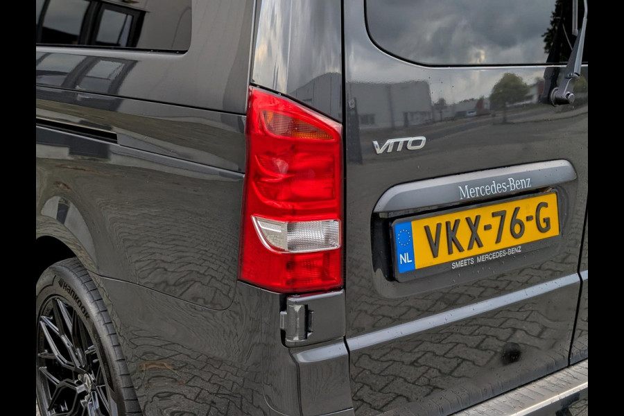 Mercedes-Benz Vito 119CDI AUTOMAAT DUBBELE CABINE 2X SCHUIFDEUR LANG LEDER PDC CRUISE CLIMATE CONTROL STOELVERWARMING