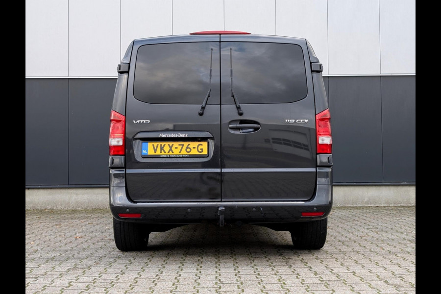Mercedes-Benz Vito 119CDI AUTOMAAT DUBBELE CABINE 2X SCHUIFDEUR LANG LEDER PDC CRUISE CLIMATE CONTROL STOELVERWARMING