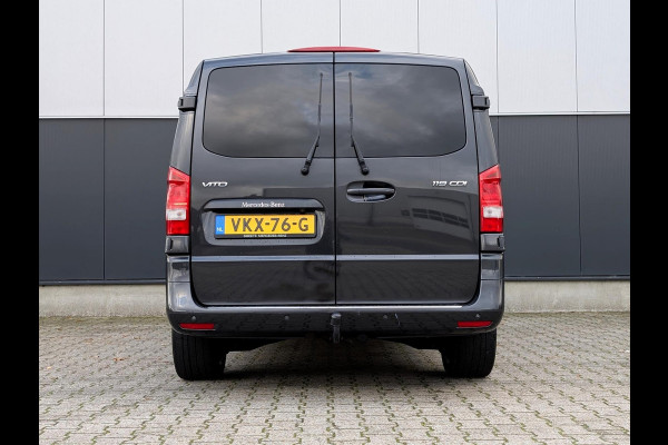 Mercedes-Benz Vito 119CDI AUTOMAAT DUBBELE CABINE 2X SCHUIFDEUR LANG LEDER PDC CRUISE CLIMATE CONTROL STOELVERWARMING