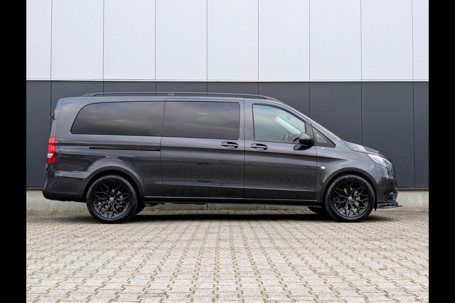 Mercedes-Benz Vito 119CDI AUTOMAAT DUBBELE CABINE 2X SCHUIFDEUR LANG LEDER PDC CRUISE CLIMATE CONTROL STOELVERWARMING