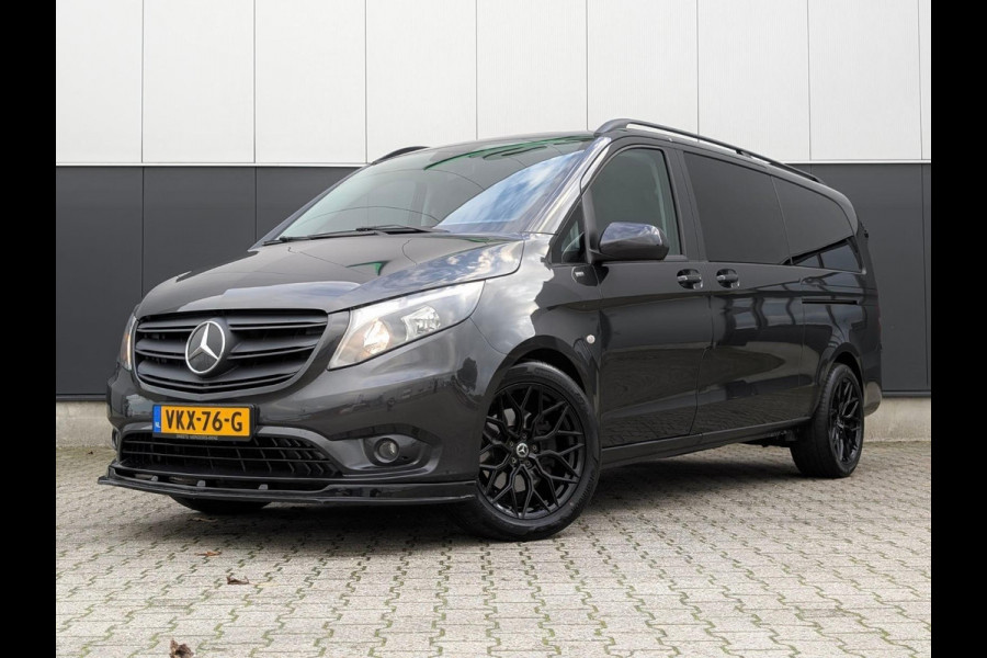 Mercedes-Benz Vito 119CDI AUTOMAAT DUBBELE CABINE 2X SCHUIFDEUR LANG LEDER PDC CRUISE CLIMATE CONTROL STOELVERWARMING