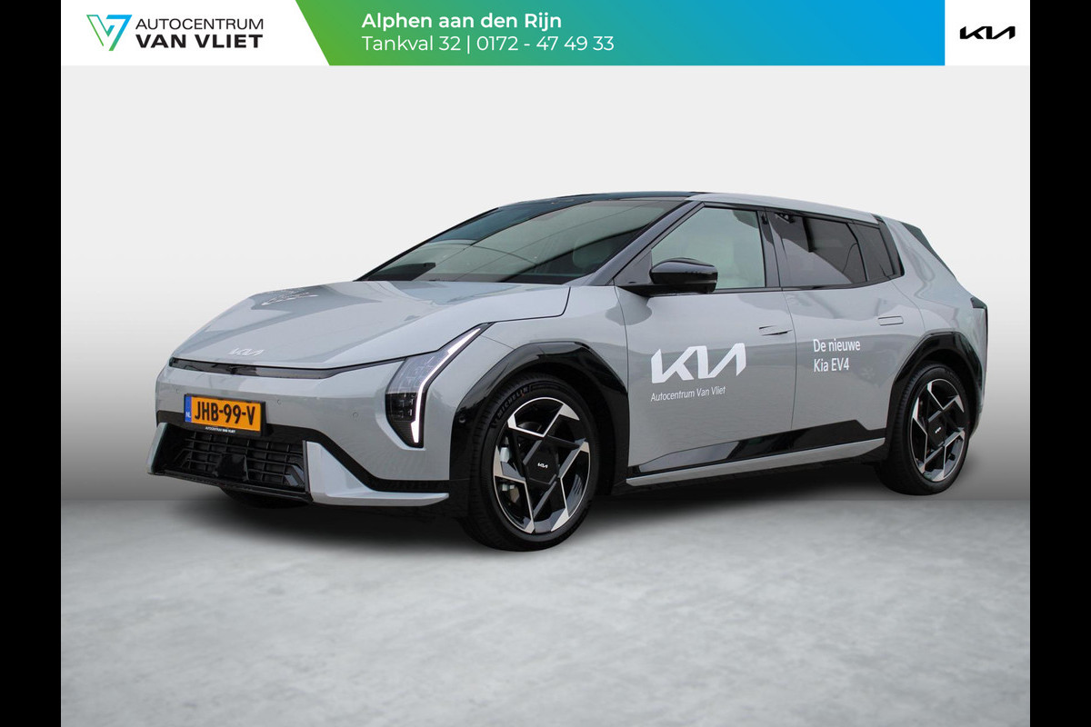 Kia EV4 GT-PlusLine 81.4 kWh Leverbaar in 2025 | HUD | Harman Kardon | Pano dak | Stoel en stuurverwarming | Geheugenfunctie bestuurdersstoel |