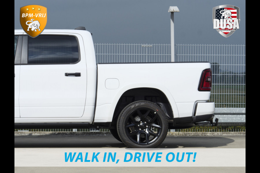 Dodge Ram 1500 | Laramie | Night Edition | 3.0L I6 Hurricane | Crew Cab | 4X4 | BPM VRIJ | Niveau regeling | Passenger Display | Getoonde accessoires zijn verkrijgbaar tegen meerprijs