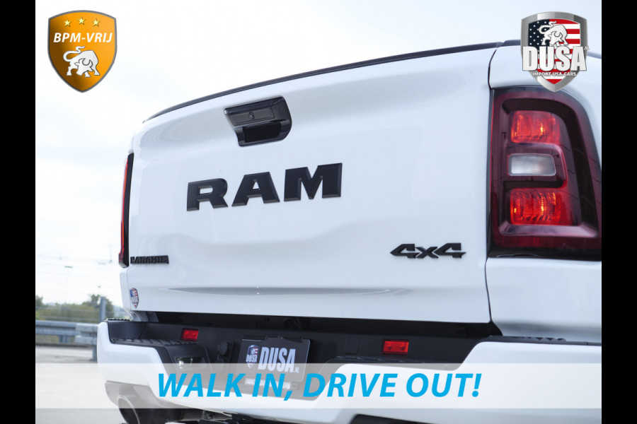 Dodge Ram 1500 | Laramie | Night Edition | 3.0L I6 Hurricane | Crew Cab | 4X4 | BPM VRIJ | Niveau regeling | Passenger Display | Getoonde accessoires zijn verkrijgbaar tegen meerprijs