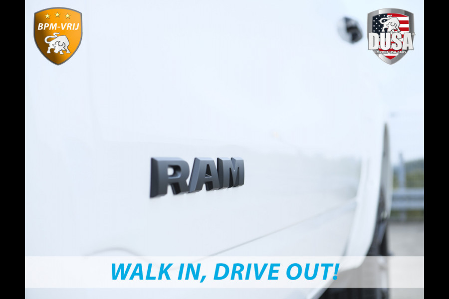 Dodge Ram 1500 | Laramie | Night Edition | 3.0L I6 Hurricane | Crew Cab | 4X4 | BPM VRIJ | Niveau regeling | Passenger Display | Getoonde accessoires zijn verkrijgbaar tegen meerprijs