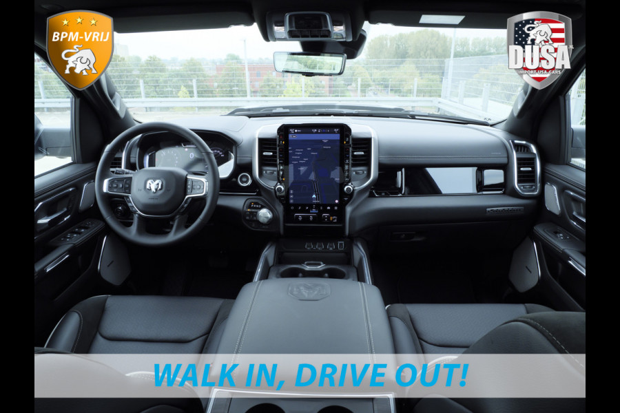 Dodge Ram 1500 | Laramie | Night Edition | 3.0L I6 Hurricane | Crew Cab | 4X4 | BPM VRIJ | Niveau regeling | Passenger Display | Getoonde accessoires zijn verkrijgbaar tegen meerprijs