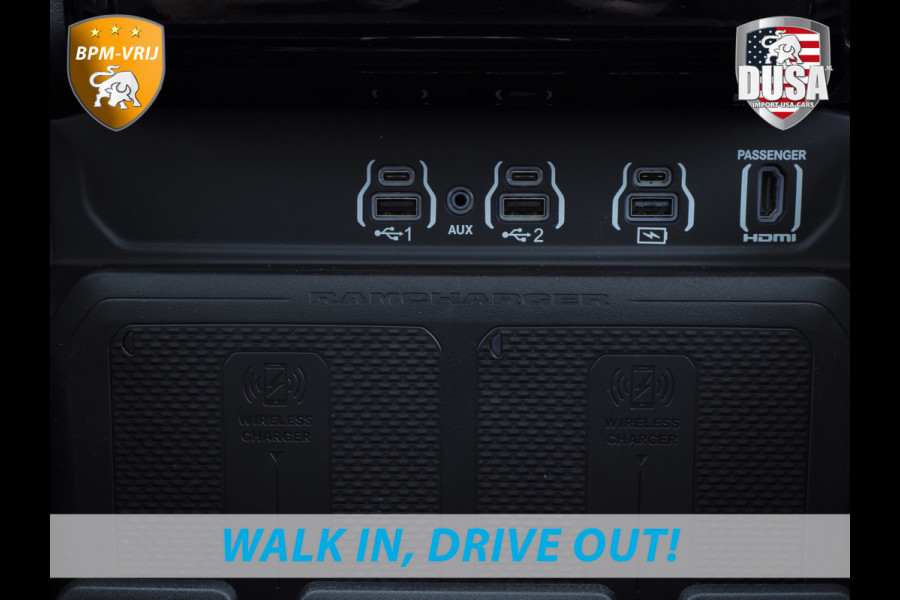 Dodge Ram 1500 | Laramie | Night Edition | 3.0L I6 Hurricane | Crew Cab | 4X4 | BPM VRIJ | Niveau regeling | Passenger Display | Getoonde accessoires zijn verkrijgbaar tegen meerprijs