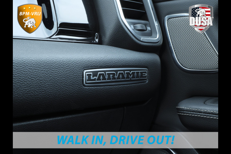 Dodge Ram 1500 | Laramie | Night Edition | 3.0L I6 Hurricane | Crew Cab | 4X4 | BPM VRIJ | Niveau regeling | Passenger Display | Getoonde accessoires zijn verkrijgbaar tegen meerprijs