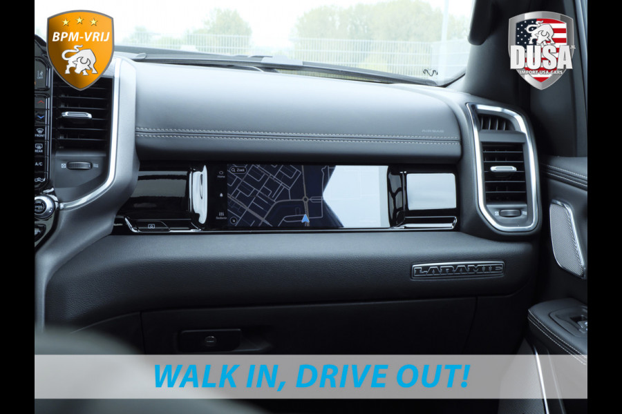 Dodge Ram 1500 | Laramie | Night Edition | 3.0L I6 Hurricane | Crew Cab | 4X4 | BPM VRIJ | Niveau regeling | Passenger Display | Getoonde accessoires zijn verkrijgbaar tegen meerprijs