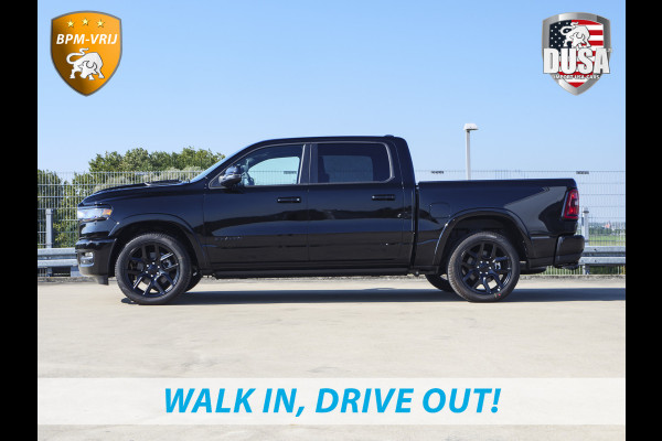 Dodge Ram 1500 | Laramie | Premium Night | 3.0L I6 Hurricane | Crew Cab | 4X4 | BPM VRIJ | Niveau regeling | 14,4-inch Touchscreen | LPG | Getoonde accessoires zijn verkrijgbaar tegen meerprijs Dodge Ram 1500 | Laramie | Premium Night | 3.0L I6 Hurricane | Crew Cab | 4X4 | BPM VRIJ | Niveau regeling | 14,4-inch Touchscreen | LPG | Getoonde accessoires zijn verkrijgbaar tegen meerprijs