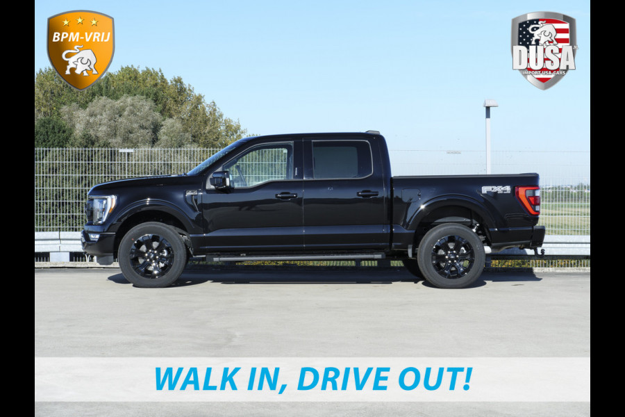 Ford USA F-150 5.0 V8 | SuperCrew Lariat FX4 | Black Edition 360 Camera | Pano | Black Edition | INCL BPM-VOORDEEL Getoonde accessoires zijn verkrijgbaar tegen meerprijs Ford USA F-150 5.0 V8 | SuperCrew Lariat FX4 | Black Edition 360 Camera | Pano | Black Edition | INCL BPM-VOORDEEL Getoonde accessoires zijn verkrijgbaar tegen meerprijs