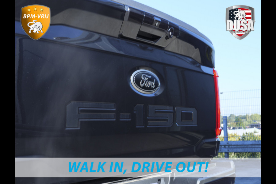 Ford USA F-150 5.0 V8 | SuperCrew Lariat FX4 | Black Edition 360 Camera | Pano | Black Edition | INCL BPM-VOORDEEL Getoonde accessoires zijn verkrijgbaar tegen meerprijs Ford USA F-150 5.0 V8 | SuperCrew Lariat FX4 | Black Edition 360 Camera | Pano | Black Edition | INCL BPM-VOORDEEL Getoonde accessoires zijn verkrijgbaar tegen meerprijs